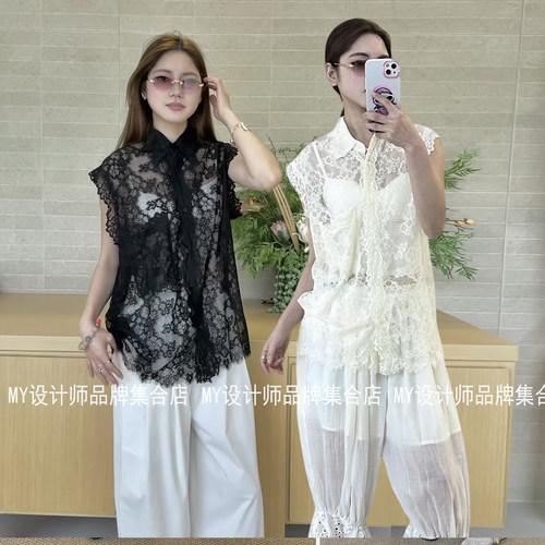 FIFIOOMI 花苞蕾丝衫26年春夏FI26SS001B/W——680