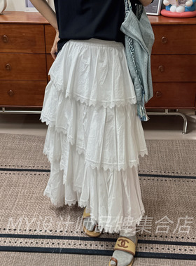 AVVENN蕾丝花边蛋糕长裙AL71506719——2490