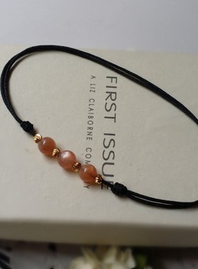 红绳脚链原创纯手工花三萃百搭款