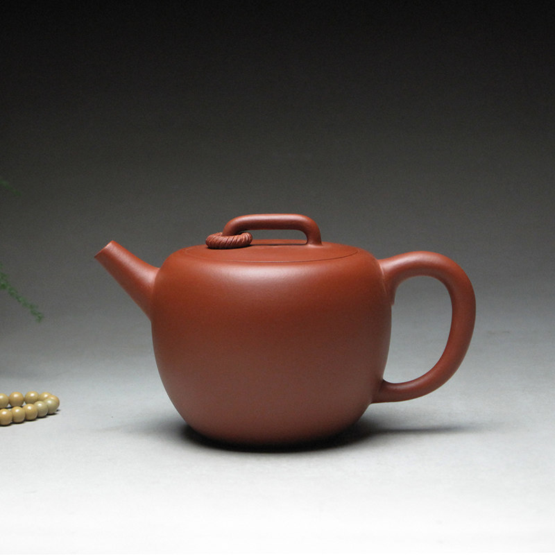 正宗宜兴国工紫砂壶顾跃君名家纯手工原矿朱泥高端茶壶单壶玉环壶