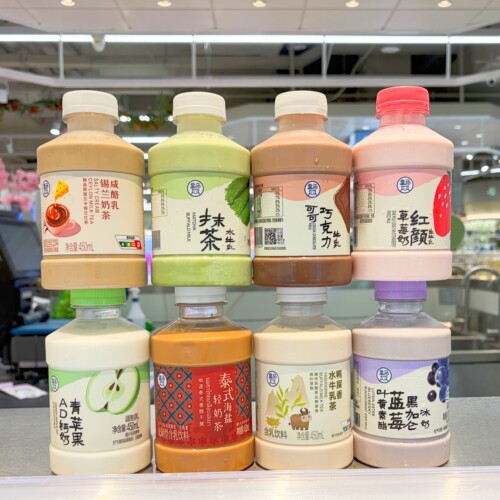 盒马牛乳茶咸酪乳锡兰蓝莓黑加仑