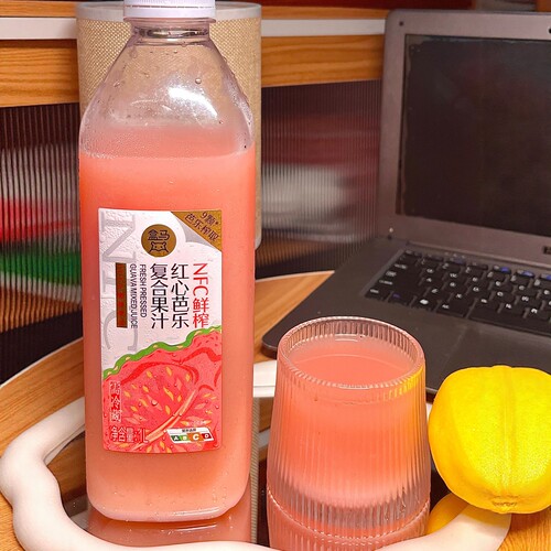 盒马NFC红心芭乐苹果复合果汁1L