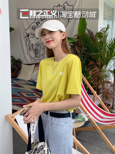 NEA62013 NEW 女宽松情侣舒适半袖 NB夏休闲运动短袖 6E013 BALANCE