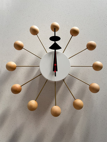 BALLCLOCK原木挂钟客厅书房