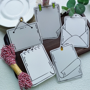 便签式样diy手写许愿卡片班级励志留言贺卡文化墙贴心愿卡吊牌