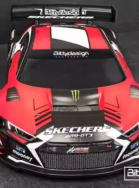 意大利 Bittydesign 1/8 AR8-GT3 GT宽体轻量透明车壳 BDGT8-R8LW