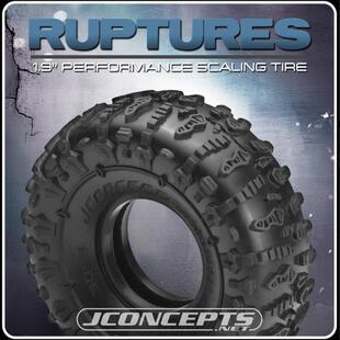 现货美国JC JCONCEPTS Ruptures 1.9寸攀爬轮胎含内胆超软3053-02