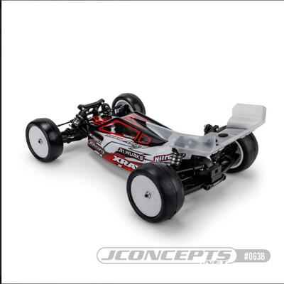 美国JCONCEPTS XRAY XB2 2024 1/10 2WD 电越透明轻量P2车壳0638L