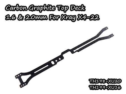 VIGOR出品XRAY X4 22用 2.0mm碳纤维二楼板 TH198-XU20