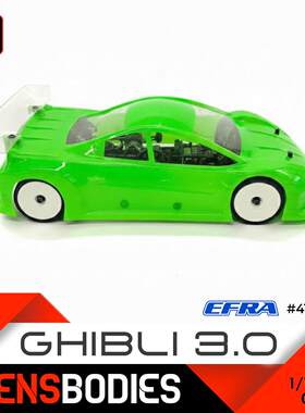 意大利Lens出品 1/10 190mm电房车壳Ghibli 3.0