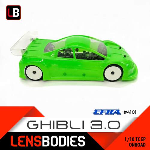意大利Lens出品 1/10 190mm电房车壳Ghibli 3.0