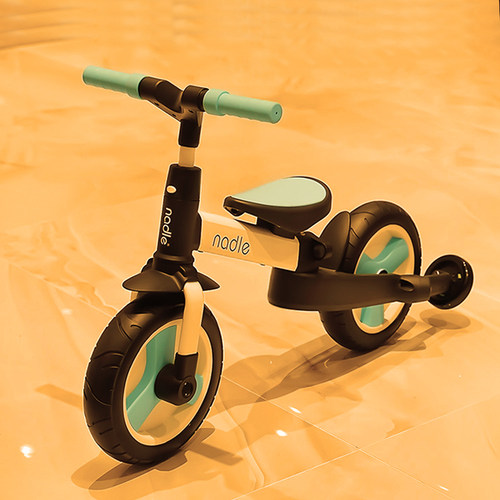 nadle纳豆2-4岁平衡车2合1三轮车