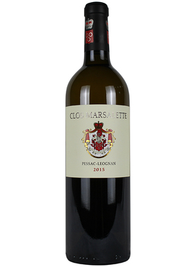 法国马萨雷特酒庄干白葡萄酒 Clos Marsalette Blanc 2015年