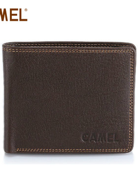 【非卖品】Camel骆驼 热卖钱包 专柜正品 休闲短款皮夹 敞口