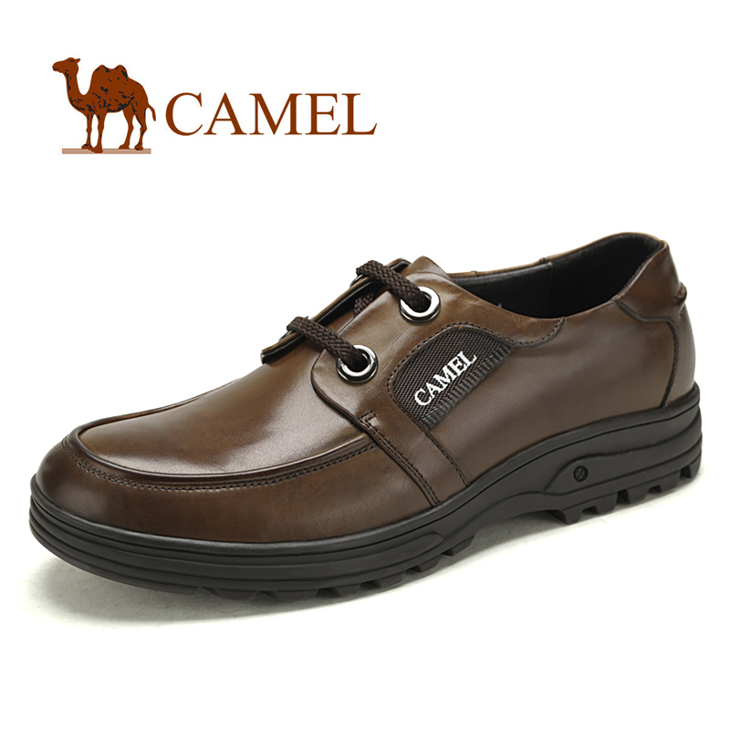 【非卖品】camel骆驼 商务休闲男鞋 真皮头层皮鞋 时尚百搭低帮