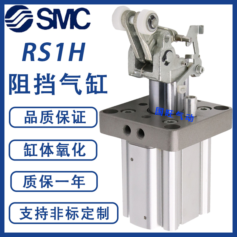 SMC原装RS2H RS1H RSA50-30DL DM BL BM TL TM-D-C-DC-DS阻挡气缸