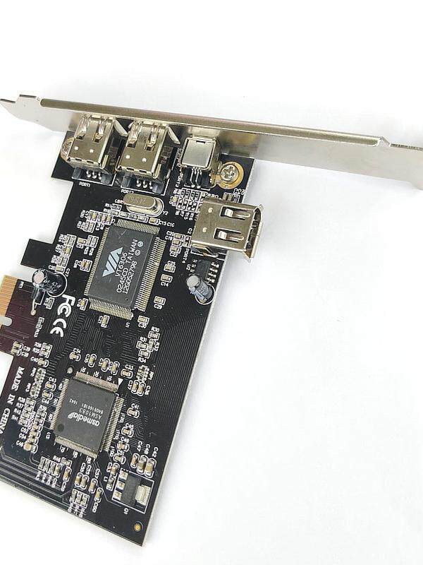 1394 FIREWIRE 카드 VIA 칩 PCI-E 녹음 스튜디오 FIREWIRE 사운드 카드 DV 캡처 카드 드라이버가 필요 없는 FIREWIRE 사운드 카드