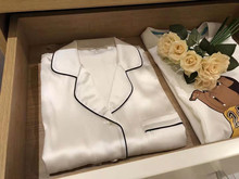 6A正品30姆40姆50姆100%桑蚕丝重磅真丝睡衣长袖套装男女情侣家居