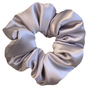 锦尚丝绸40姆米重磅真丝大肠圈发圈填充百分百桑蚕丝超大枕头发圈