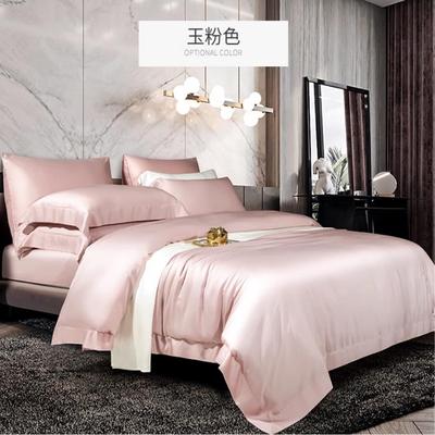 6A35姆米重磅真丝四件套无缝宽边