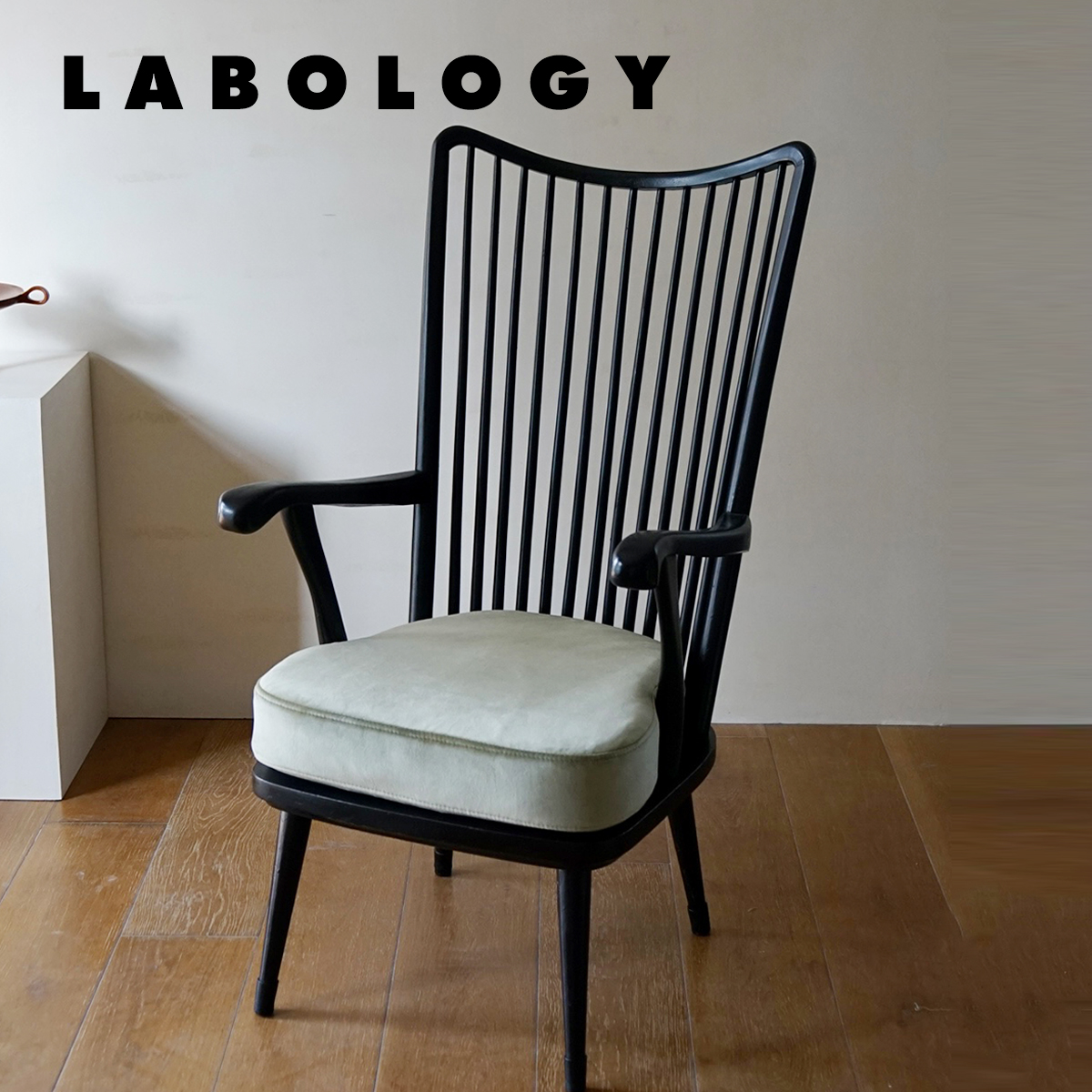 labology中古|荷兰高背扶手椅 经典artdeco设计简约舒适客厅休闲