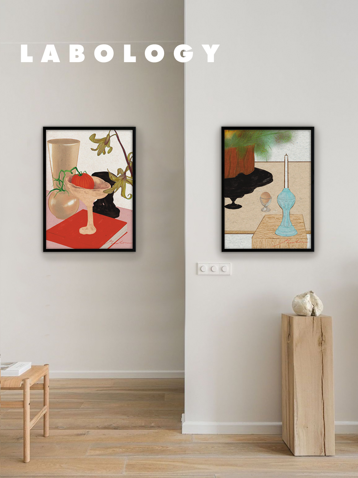 原创艺术风静物客厅书房装饰画