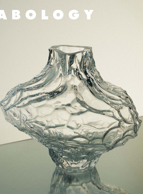 LABOLOGY新品｜Hein Studio 丹麦透明玻璃花瓶肌理花器小众艺术