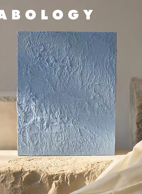 LABOLOGY新品｜AtelierKoma手绘肌理油画 莫兰迪色组合装饰画民宿