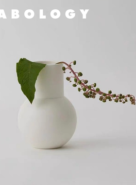 LABOLOGY新品｜OPEN OBJECT对系列 黑白陶瓷极简装饰花瓶生日礼物