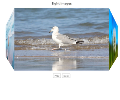 0657HTML+js+css3图片切换立体旋转代码图片滚动轮播源码