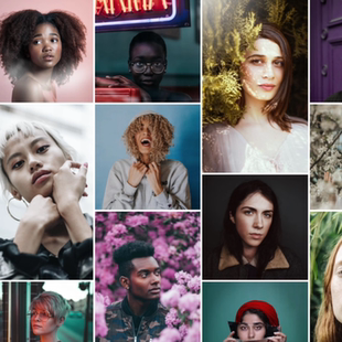 0784 css3制作网状的图片相册响应式布局HTML模板源码瀑布流源码