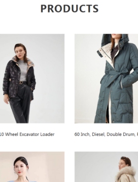 e31325响应式服装服饰外贸企业网站模板械设备网站模板PHP-SQL