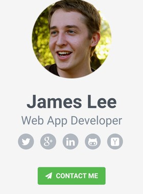 BBS120 HTML5网站技术开发者web简历模板HTML个人主页个人简历