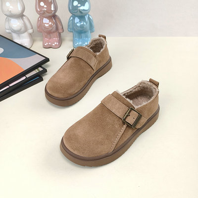 圆头平底防滑保暖复古百搭勃肯鞋