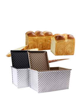 三能吐司面包模具450g克土司盒带盖家用烤箱烘焙工具不粘SN20542