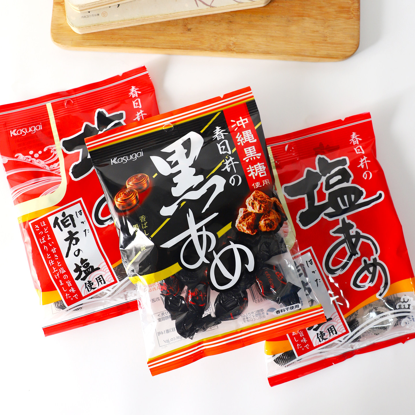 日本进口春日井冲绳黑糖盐味糖果婚庆喜糖传统硬糖儿童休闲小零食