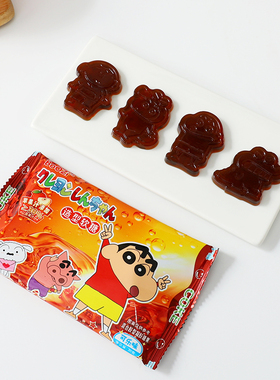 BoOZi 蜡笔小新可乐味卡通可爱造型香甜Q弹软糖休闲儿童小零食20g