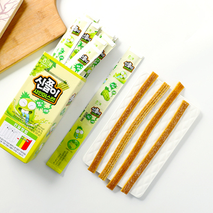 韩国进口海太牌青葡萄味长条软糖网红手撕果汁超酸糖休闲零食小吃