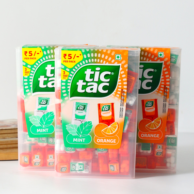 tictac嘀嗒薄荷橙味什锦硬质糖果