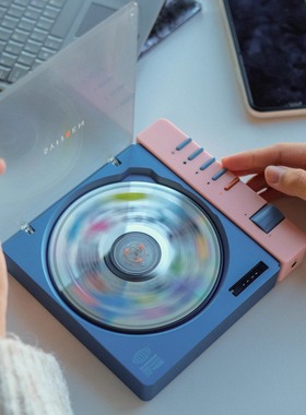 赛塔林R300家用CD播放机便携手提式复古蓝牙播放充电好礼物有心意