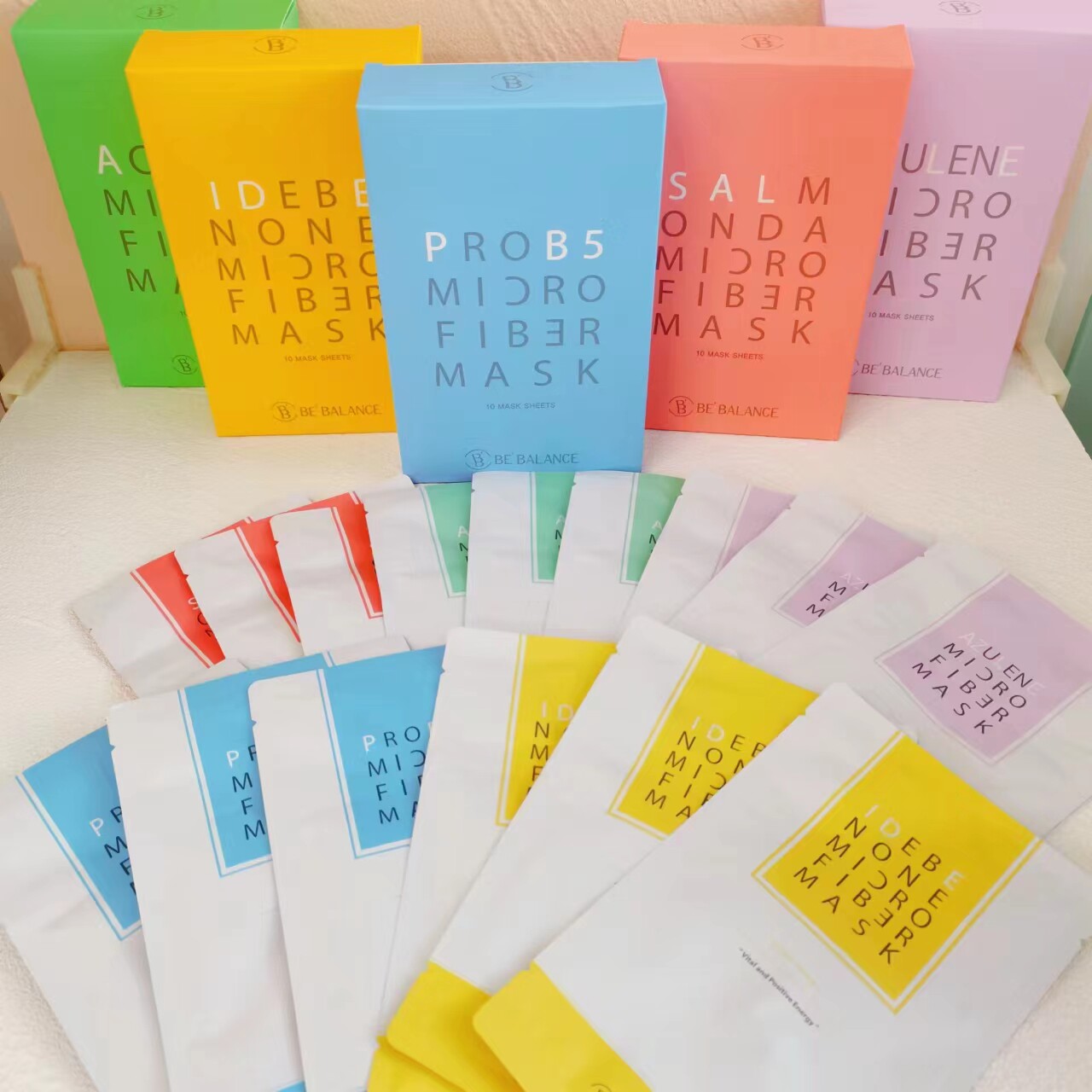 韩国院线bebalance小蓝人小黄人小绿人面膜补水葆湿舒护滋养10片