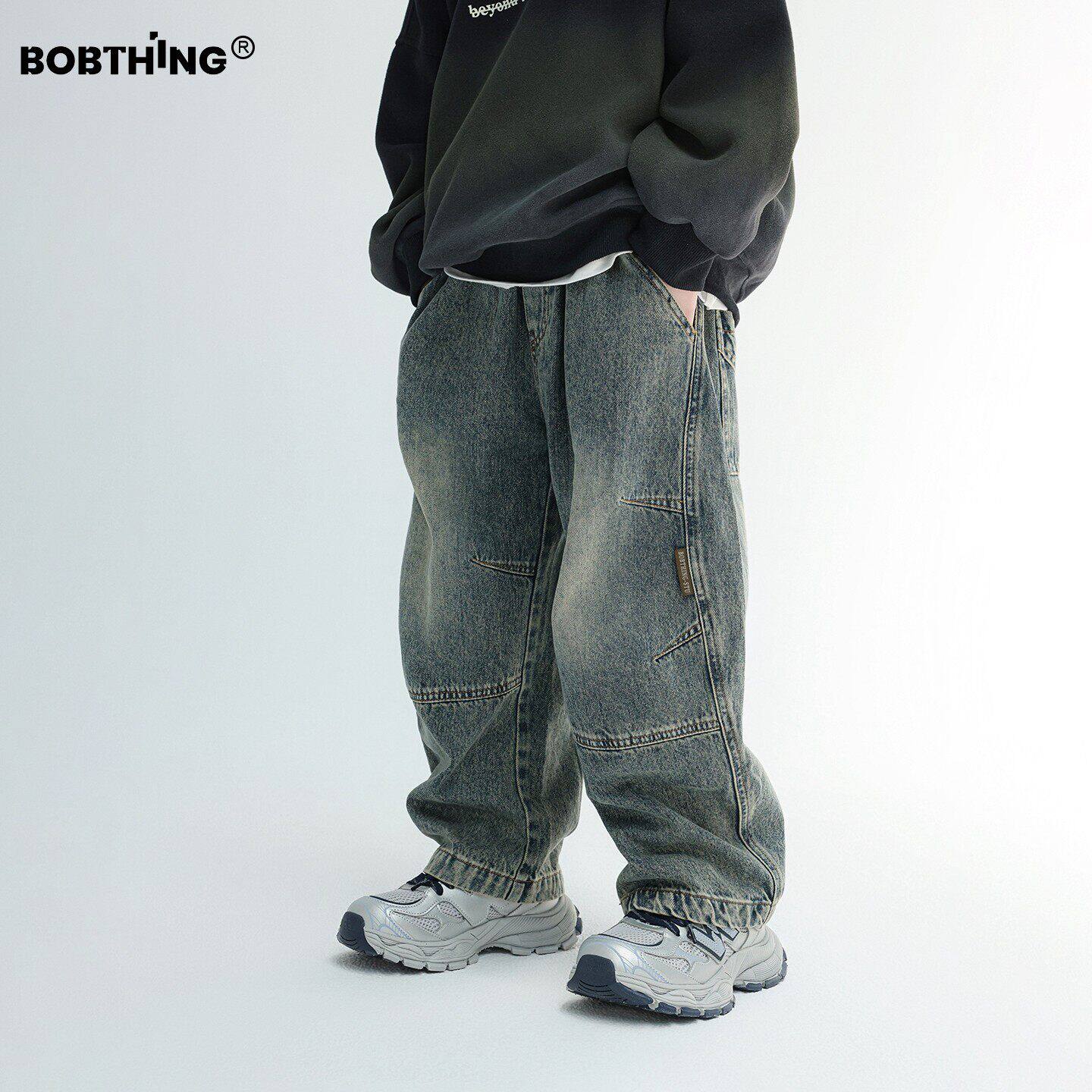 儿童高品质水洗牛仔裤春秋宽松长裤2025新款男童休闲裤童装裤子潮