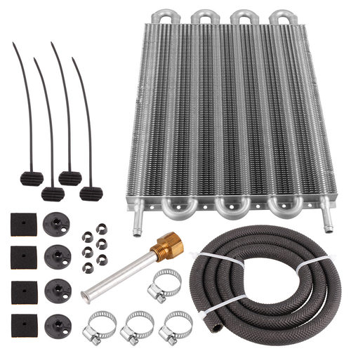 汽车改装配件空调管带式冷凝器 排管式油冷器散热器4排6排8排10排