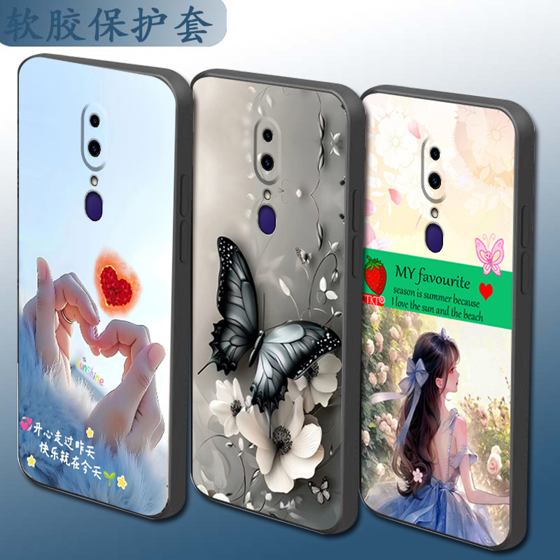 适用于OPPOA9X手机壳PCAM10卡通ax9情侣oppa9保护套时尚个性磨砂套直边硅胶全包镜头防摔套软壳网红手机套潮