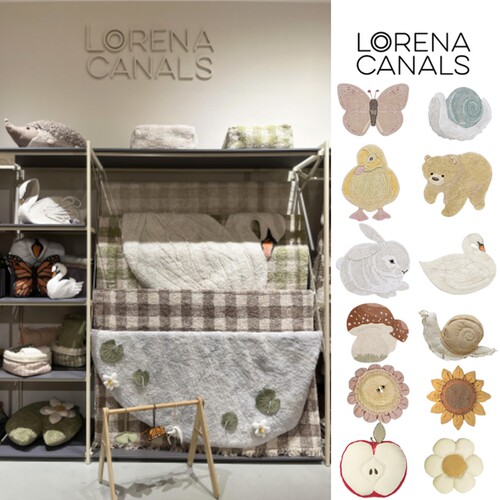 Sugerplum现货西班牙Lorena Canals卧室可机洗地毯床边毯抱枕合集