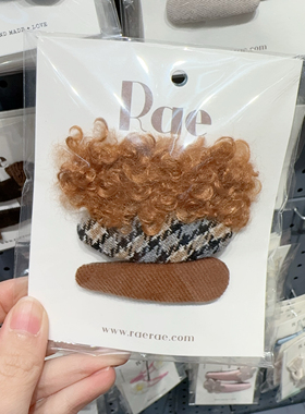 现货rae国内品牌儿童纯手工发饰宝宝鸭嘴夹拜拜夹发绳