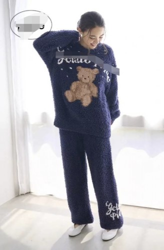 纯原GP半边绒雪熊家居服套装