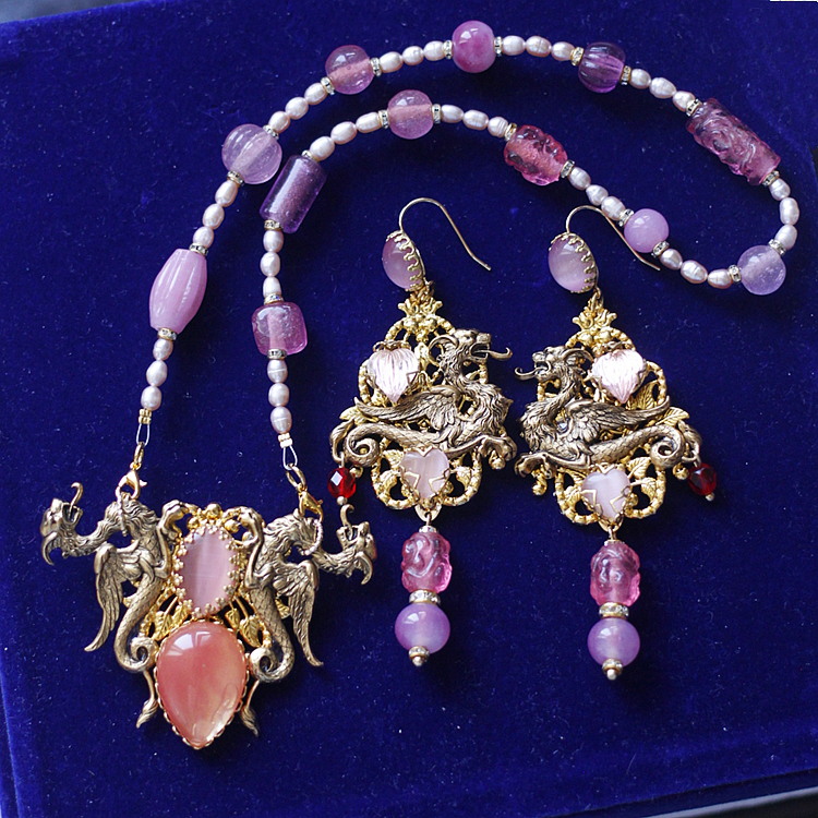 原创设计欧美老琉璃手链