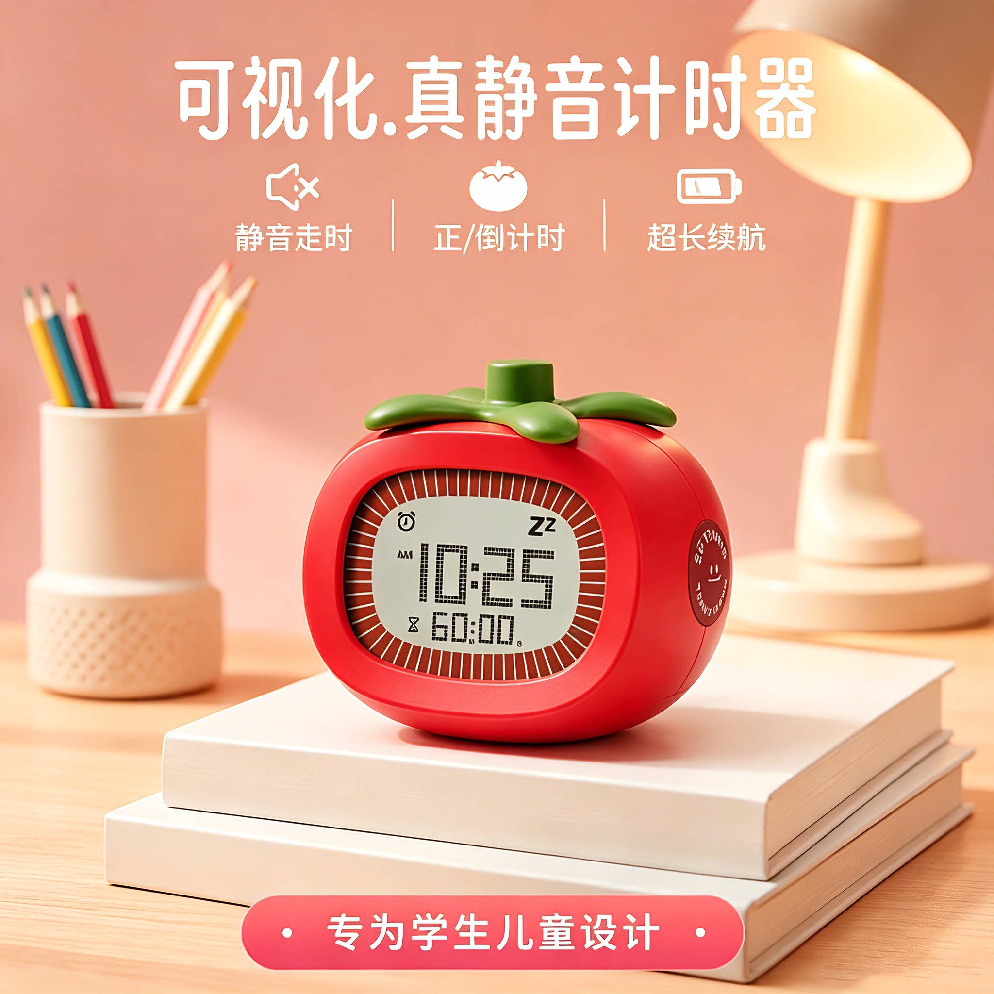 MUID西红柿闹钟儿童自律倒计时图片