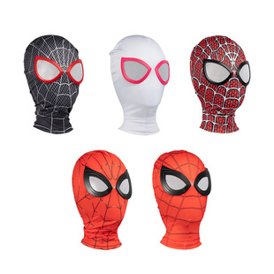 蜘蛛侠头套cos儿童迈尔斯蜘蛛侠搞笑面具格温蜘蛛侠面罩英雄远征